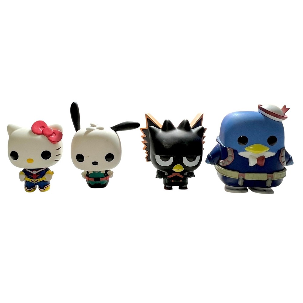 Funko Sanrio My Hero Academia Vinyl Figure Lot Hello Kitty Pochacco Badtz‎ Sam